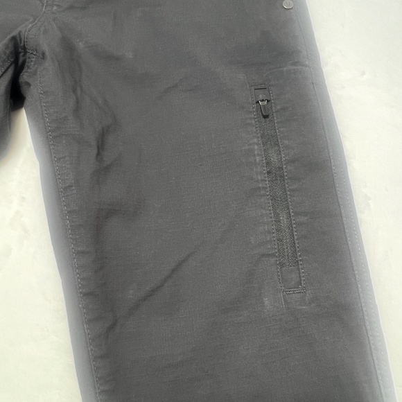 Vuori Ripstop Dura Pants Drawstring Stretch Climbing Hiking Gray - Picture 6 of 9